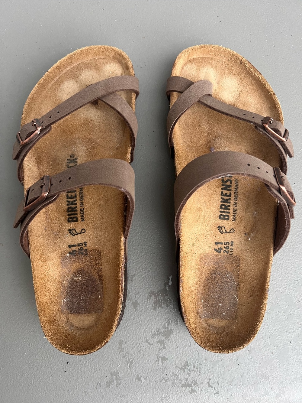 Birkenstock Brown, mayari, like new, women's 41, 10- 10.5